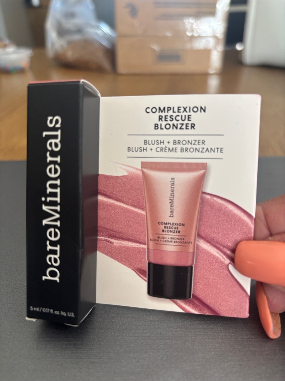 bareMinerals Blonzer Blush + Bronzer in Kiss of Mauve NIB 5ml